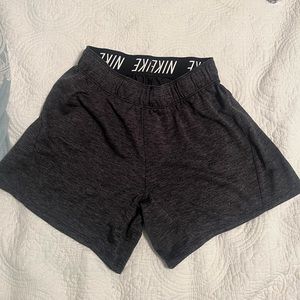 Nike Dri Fit running shorts, dark heather grey